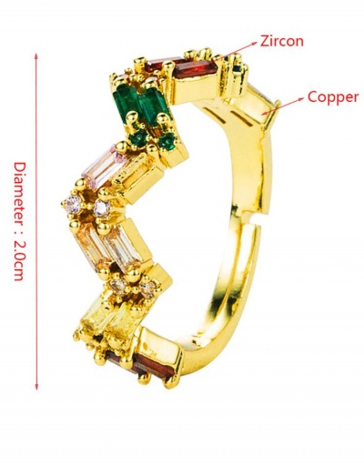 Replica Trendy Zircon Design Female Rings #795073 $10.04 USD for Wholesale