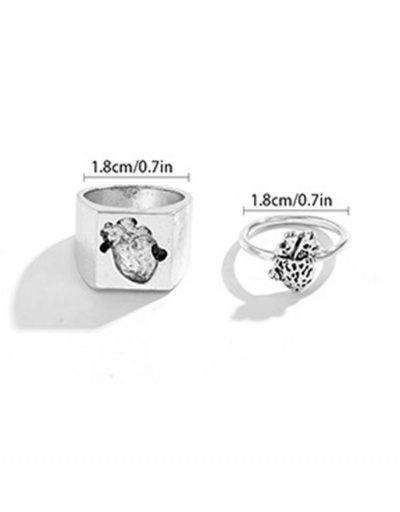 Replica Vintage Style Punk Match Ring Set #795077 $5.54 USD for Wholesale