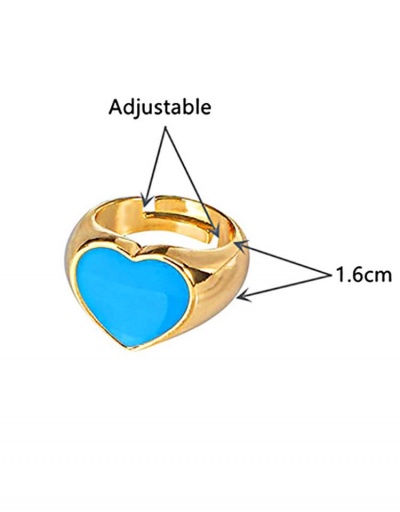 Replica Hip Hop Heart Copper Rings For Women #795079 $8.81 USD for Wholesale