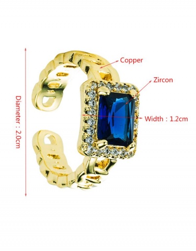 Replica Zircon Hollow Out Open Rings For Women #795081 $8.02 USD for Wholesale