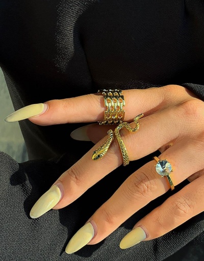 Replica Particular Hollow Out Snake Shape Ring Set #795088 $5.50 USD for Wholesale