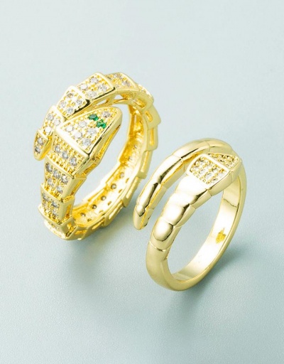 Retro Style Snake Zircon Eye Rings For Women #795092 $6.98 USD, Wholesale Fashion Ring