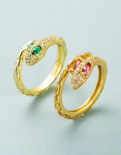 Attractive Snake Zircon Fashionable Rings #795095 $8.69 USD, Wholesale Fashion Ring