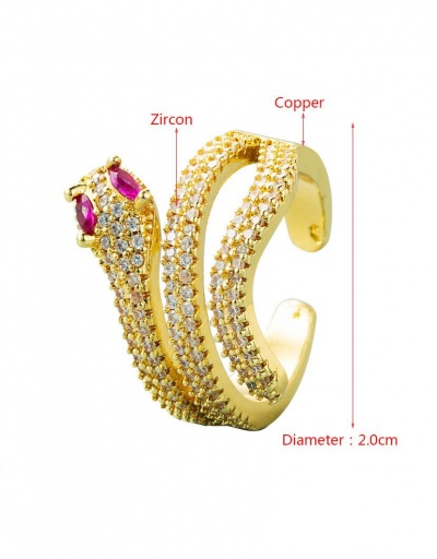 Replica Euro Style Snake Shape Multiple Layer Ring #795105 $9.48 USD for Wholesale