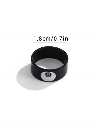 Replica Particular Contrast Color Number 8 Ring #795107 $4.95 USD for Wholesale