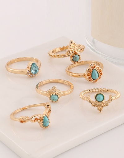 Replica Personality Alloy Material Geometric Rings Set  #795126 $9.44 USD for Wholesale