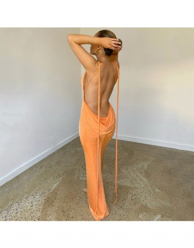 Replica New Fashion Sleeveless Solid Slip Maxi Dresses Sleeveless Square Neck #795142 $20.75 USD for Wholesale