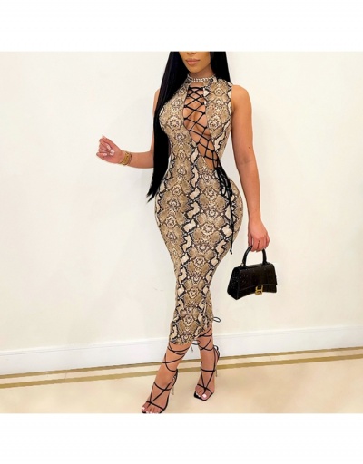  Sexy Sleeveless Hollowed Out Nightclub Dress For Women Sleeveless Crew Neck #795179 $22.25 USD, Wholesale Fashion Maxi Dresses