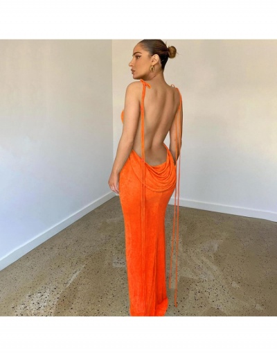  Backless Sexy Solid Sleeveless Maxi Dress Women Sleeveless U Neck #795187 $23.60 USD, Wholesale Fashion Maxi Dresses