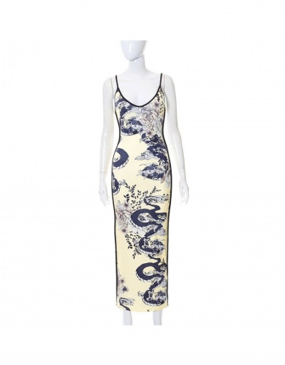 Replica Fashion Sexy Sleeveless Slip Maxi Dresses Sleeveless Scoop Neck #795217 $16.88 USD for Wholesale