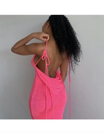 Replica Women Sexy Halter Sleeveless Maxi Dresses Sleeveless Square Neck #795227 $23.11 USD for Wholesale