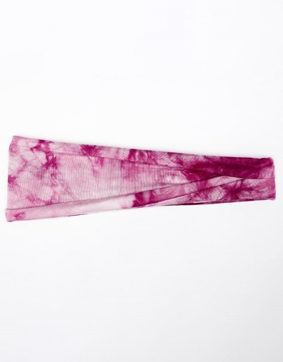 Replica Yoga Tie Dye Sweat Absorption Wide Edge Hair Band #795231 $4.40 USD for Wholesale