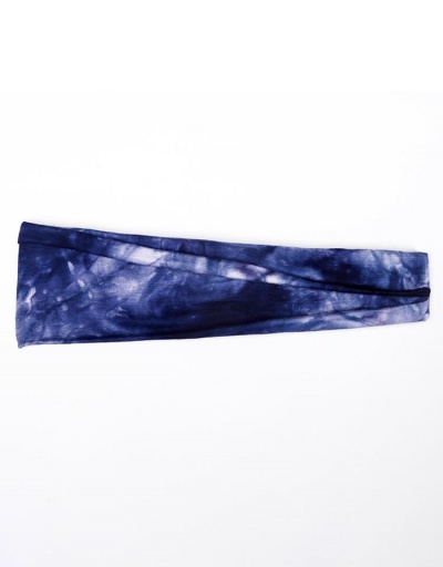 Replica Yoga Tie Dye Sweat Absorption Wide Edge Hair Band #795231 $4.40 USD for Wholesale