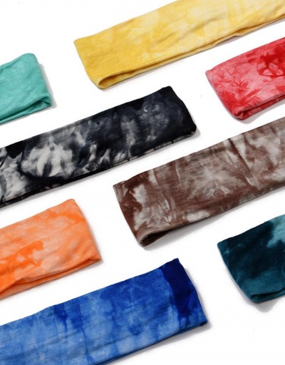 Exercise Tie Dye Elastic Hair Band #795232 $4.68 USD, Wholesale Fashion Hair Accessories