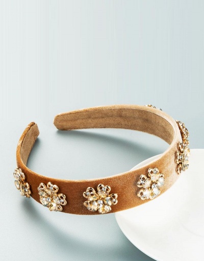 Replica Shinny Vintage Edelweiss All-Match Hair Hoop #795236 $14.04 USD for Wholesale