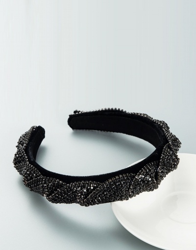 Replica Adorable Rhinestone Wash Hair Hoop For Women #795249 $21.70 USD for Wholesale