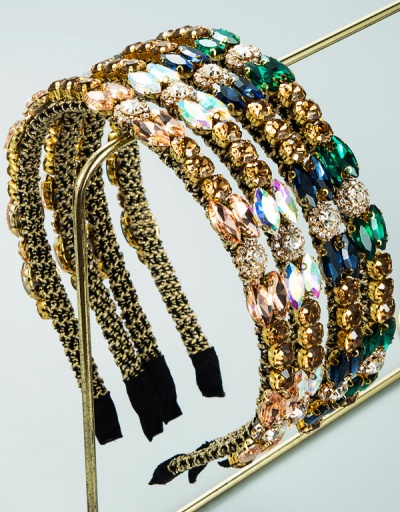 Royal Court Glass Geometry Hair Hoop #795255 $12.23 USD, Wholesale Fashion Hair Accessories