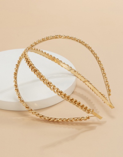 Replica Individual Solid Cross Street Hollow Out Hair Hoop #795263 $8.45 USD for Wholesale