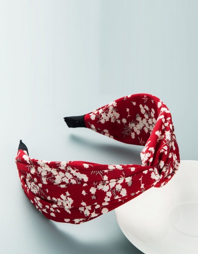 Replica Sweet Vintage Dot Printed Bow Hair Hoop #795270 $7.10 USD for Wholesale