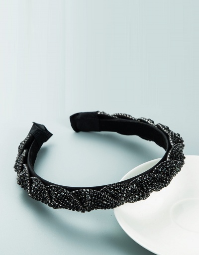 Replica Vintage Party Shinny Rhinestone Hair Hoop #795278 $14.93 USD for Wholesale