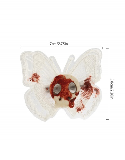 Replica Halloween Gothic Skull Butterfly Fabric Hairpin #795279 $5.72 USD for Wholesale