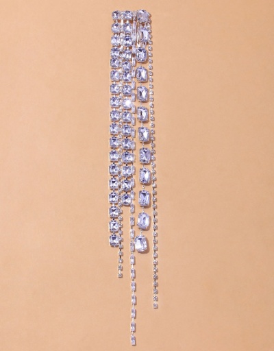 Replica Characteristic Shinny Rhinestone Irregular Fringe Hair Chain #795281 $13.52 USD for Wholesale