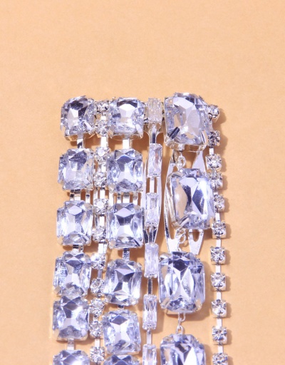 Replica Characteristic Shinny Rhinestone Irregular Fringe Hair Chain #795281 $13.52 USD for Wholesale