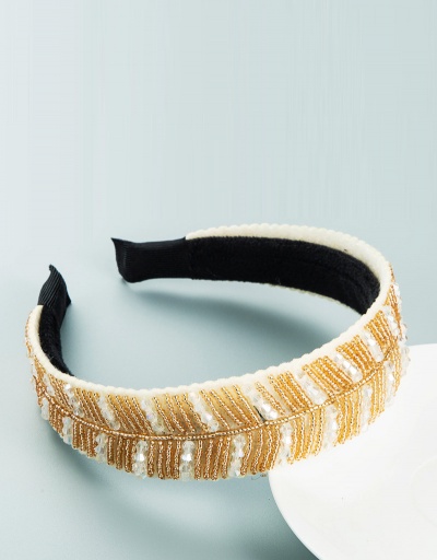 Characteristic Handmade Beaded Pretty Hair Hoop #795282 $11.48 USD, Wholesale Fashion Hair Accessories