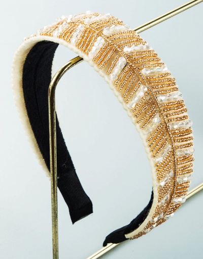 Replica Characteristic Handmade Beaded Pretty Hair Hoop #795282 $11.48 USD for Wholesale