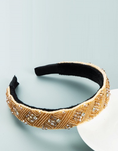 Replica Vintage Rhinestone Broadside Wash Hair Hoop #795287 $11.84 USD for Wholesale