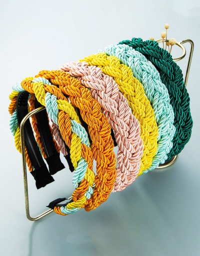 All-Match Twist Contrast Color Hair Hoop #795291 $8.06 USD, Wholesale Fashion Hair Accessories