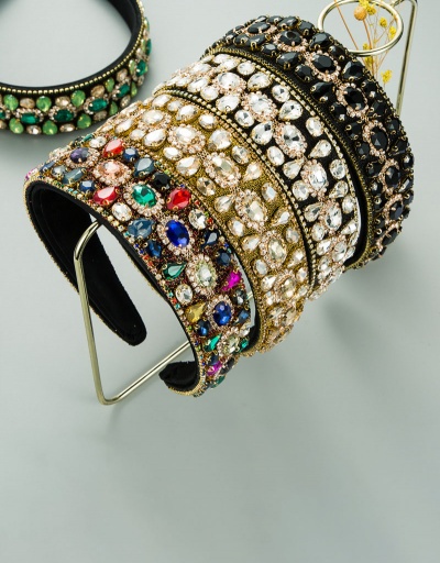 Baroque Style Rhinestone Broadside Hair Hoop #795294 $20.22 USD, Wholesale Fashion Hair Accessories