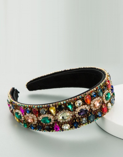 Replica Baroque Style Rhinestone Broadside Hair Hoop #795294 $20.22 USD for Wholesale