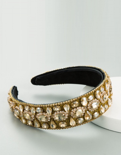 Replica Baroque Style Rhinestone Broadside Hair Hoop #795294 $20.22 USD for Wholesale