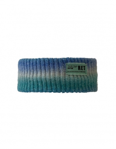 Replica Gradient Color Letter Knitted Wash Face Headband #795309 $8.78 USD for Wholesale