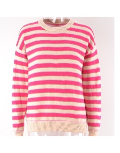 Replica  Fashion Crew Neck Knitting Striped Sweater Long Sleeve Crew Neck #795423 $32.50 USD for Wholesale