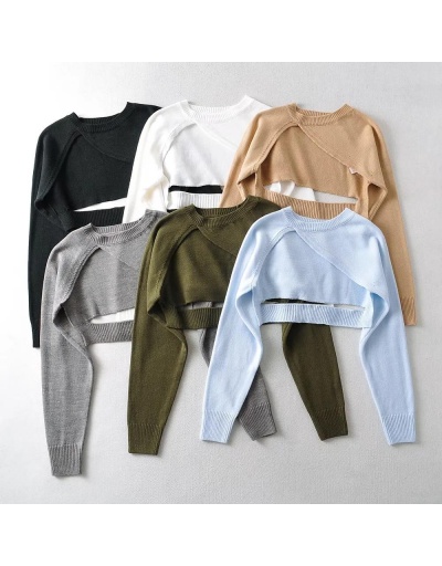 Easy Matching Solid Long Sleeve Women Tops Long Sleeve Crew Neck #795448 $32.50 USD, Wholesale Fashion Sweaters &amp; Cardigans