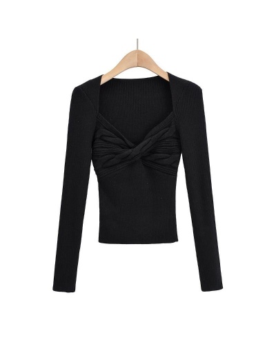 Replica Stylish V Neck Long Sleeve Fitness Women Tops Long Sleeve V Neck #795451 $36.04 USD for Wholesale