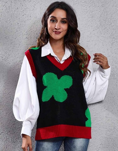 Preppy Style Knitted Women Sweater Tank Top Sleeveless V Neck #795507 $20.49 USD, Wholesale Fashion Sweaters &amp; Cardigans