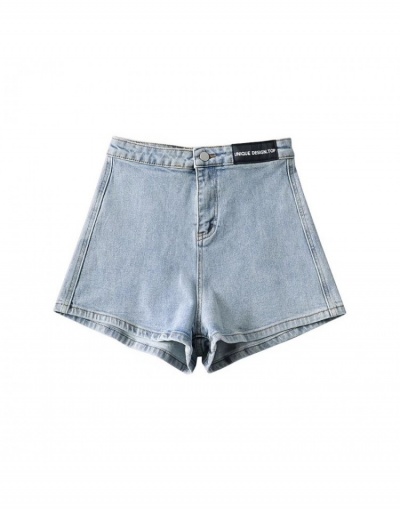 Replica  Summer Versatile Pure Color Denim Shorts For Women #795522 $35.49 USD for Wholesale