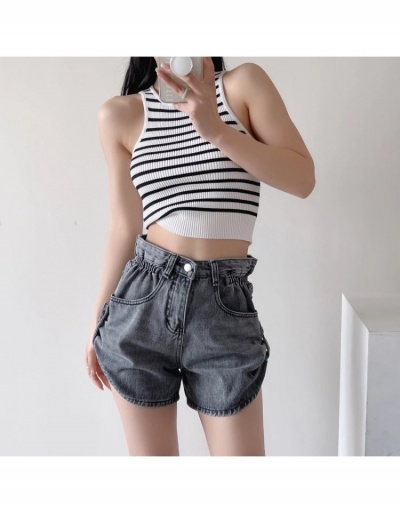 Replica  Summer Fashion Pure Color Denim Shorts For Women #795523 $38.61 USD for Wholesale