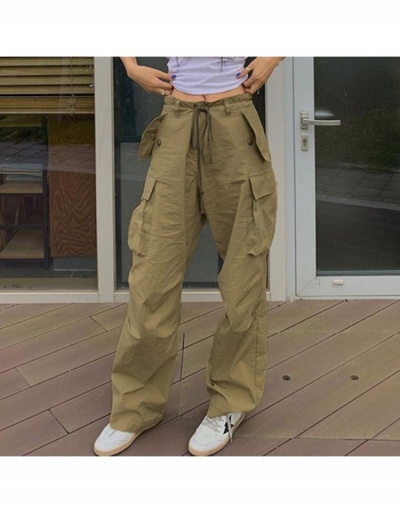 Street Style Pockets Drawstring Loose Dnim Long Pants  #795528 $28.65 USD, Wholesale Fashion Jeans