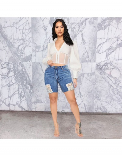 Fashion Ripped Denim Short Jeans For Women #795569 $19.27 USD, Wholesale Fashion Jeans