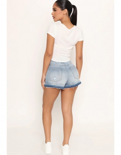 Replica Fashion Denim Short Jeans For Women #795583 $22.82 USD for Wholesale