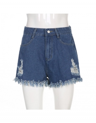 Replica  Summer New Fashion Navy Blue Denim Shorts #795585 $18.54 USD for Wholesale