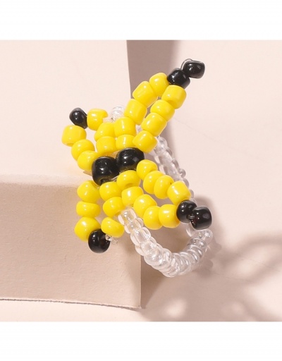 Replica Fashion Simple Butterfly Bead Rings For Women #795624 $5.01 USD for Wholesale