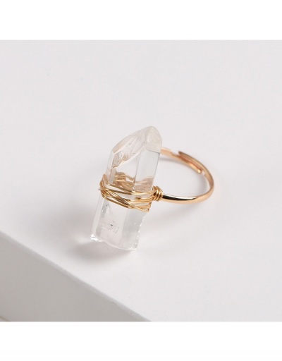 Replica Fashion Simple White Crystal Rings For Women #795627 $5.35 USD for Wholesale