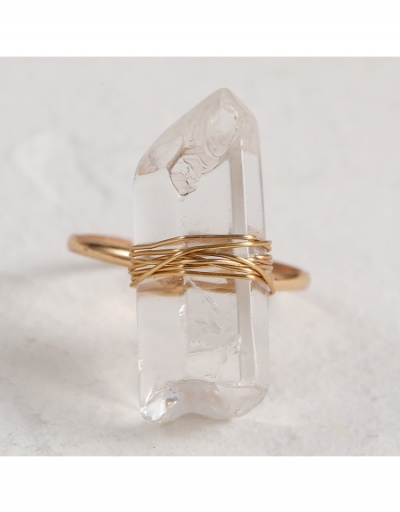 Replica Fashion Simple White Crystal Rings For Women #795627 $5.35 USD for Wholesale