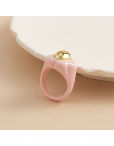 Replica  Fashion Acrylic Flower Simple Resin Cool Ring #795628 $5.15 USD for Wholesale