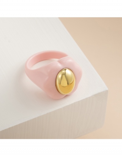 Replica  Fashion Acrylic Flower Simple Resin Cool Ring #795628 $5.15 USD for Wholesale